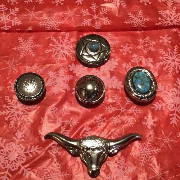 Vintage button covers from Noni New York set of 5 - Picture 1 of 7